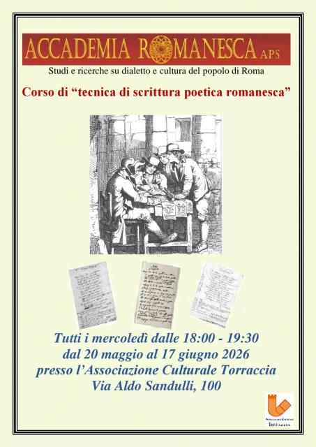 TECNICA DI SCRITTURA  POETICA ROMANESCA